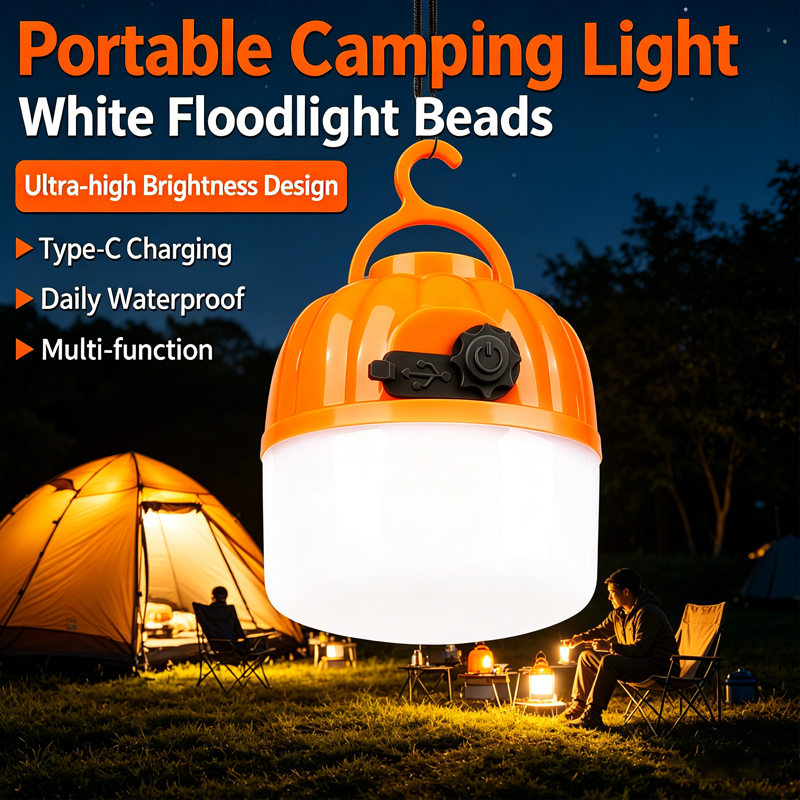 Diy Lamp Electronics - Mini Portable LED Pumpkin Bulb 6500K