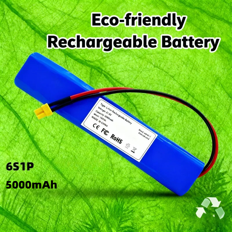 Diy Electronics Test Equipment - 6S1P 21.6V 6000mAh Rechargeable Lithium Ion