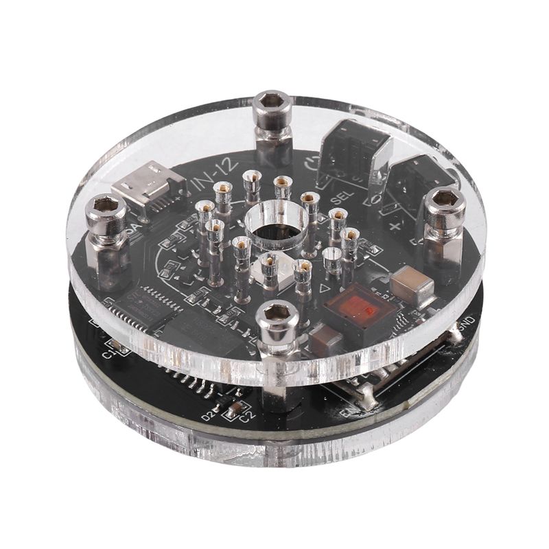 Diy Electronics Audio - IN-12 Nixie Clock RGB Audio Electronic