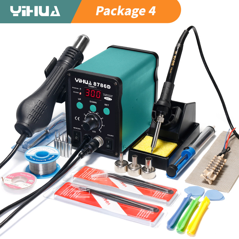 Smd Solder Paste - YIHUA 8786D Soldering Iron Hot Air