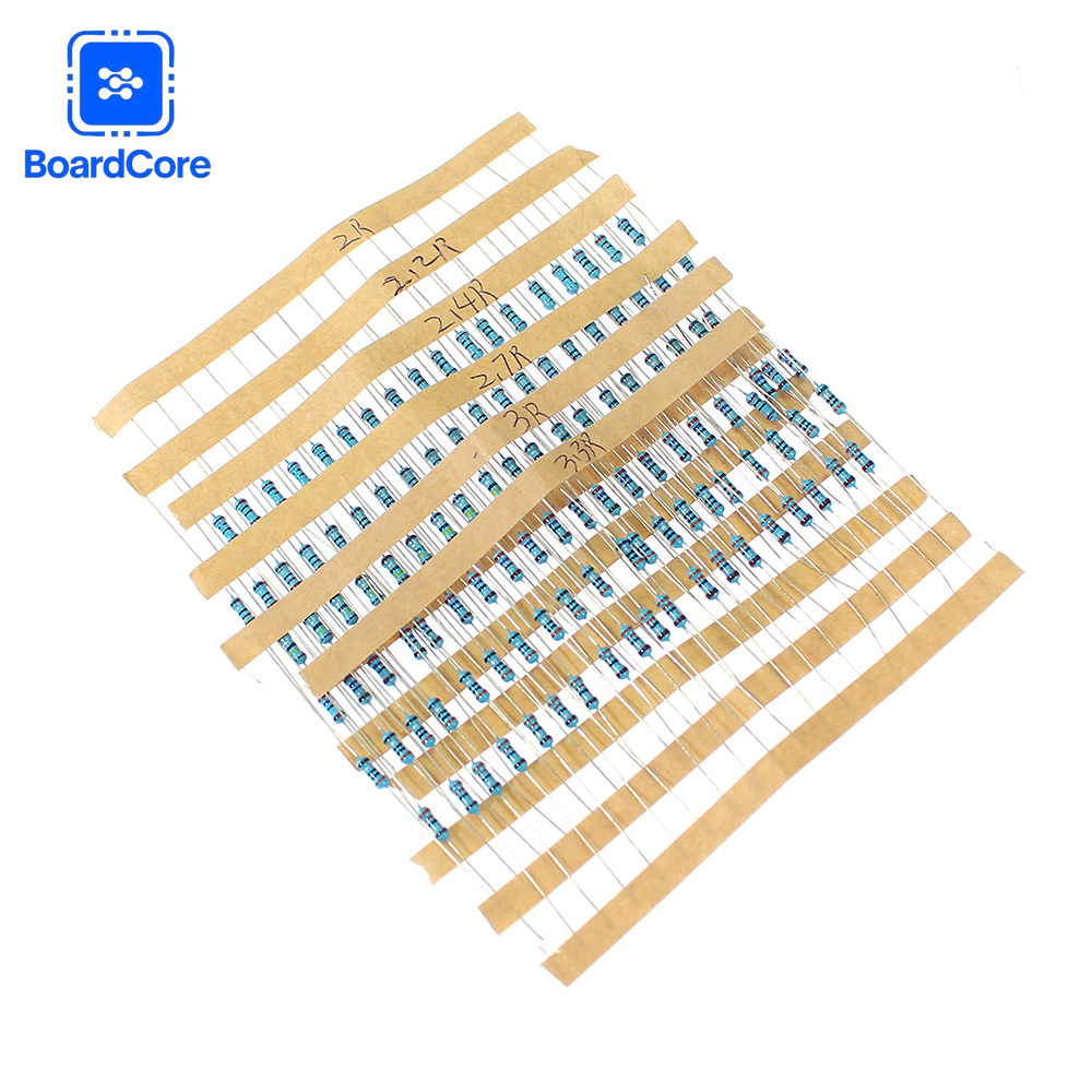 100/120PCS 1/4W 1% Metal Film  – Resistor Kit 1 4W recenzja i cena