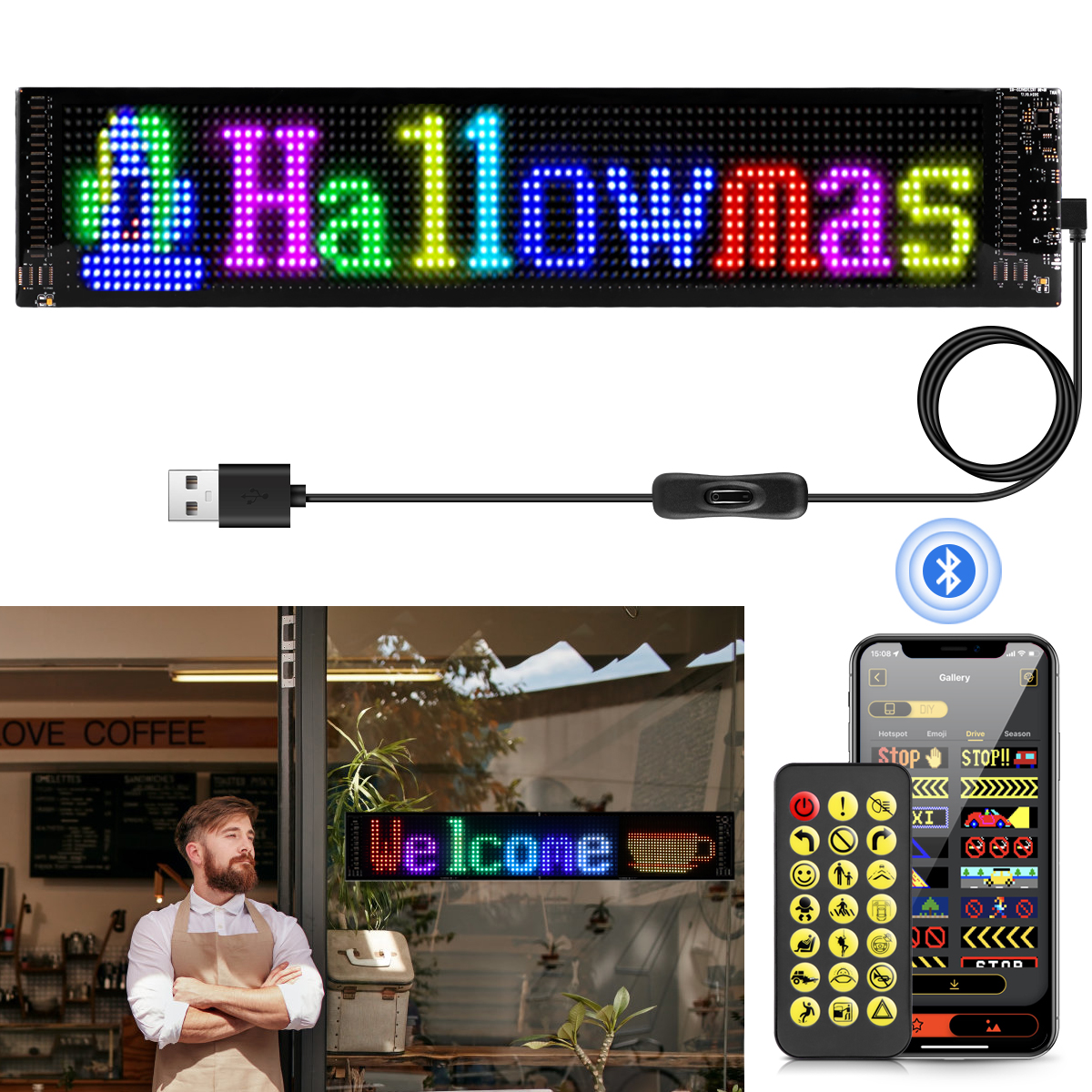 5V USB Flexible LED Panel Ligh – Diy Lamp Electronics recenzja i cena
