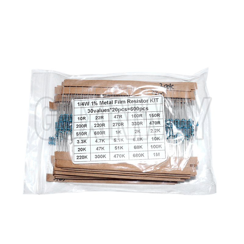 1/4W 1% Metal Film Resistor KI – Resistor Kit 1 4W recenzja i cena