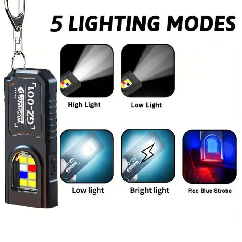 Powerful Mini COB LED Keychain – Diy Lamp Electronics recenzja i cena