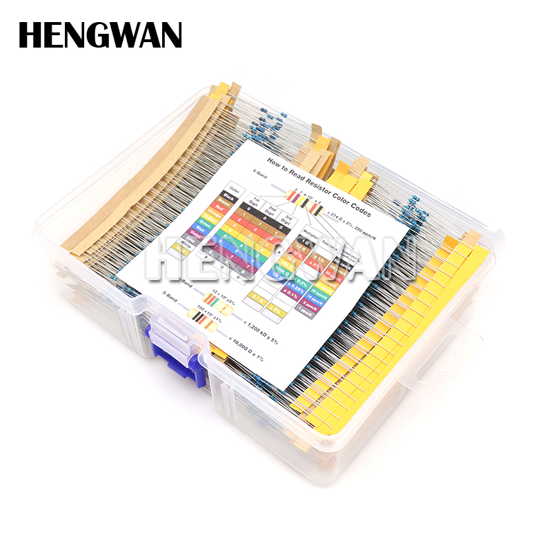 1/4W 1/8W 1/2W 1W 2W 1% Metal  – Resistor Kit 1 4W recenzja i cena