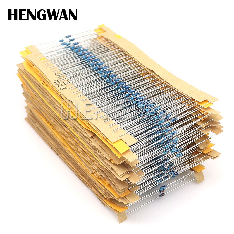 1/4W 1/8W 1/2W 1W 2W 1% Metal  – Resistor Kit 1 4W recenzja i cena