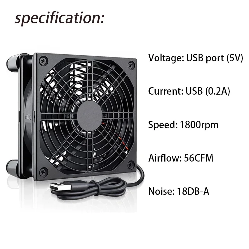 Router Cooling Fan High Airflo – Diy Electronics Box recenzja i cena