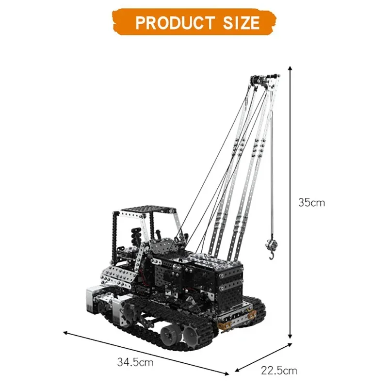 DIY Metal RC Crane Electric Ho – Diy Electric Car recenzja i cena