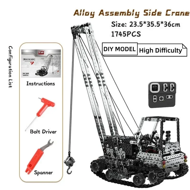 DIY Metal RC Crane Electric Ho – Diy Electric Car recenzja i cena