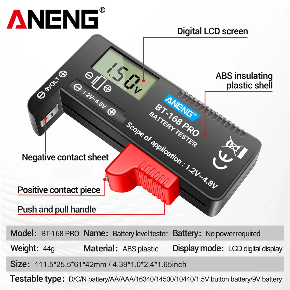 ANENG Internal  Battery Tester – Diy Electronics Test Equipment recenzja i cena