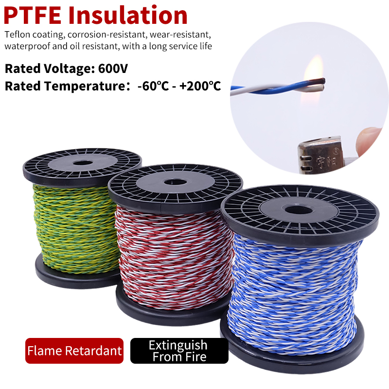 PTFE Wire AFS200 2pins 26/25/2 – Diy Electronics Audio recenzja i cena