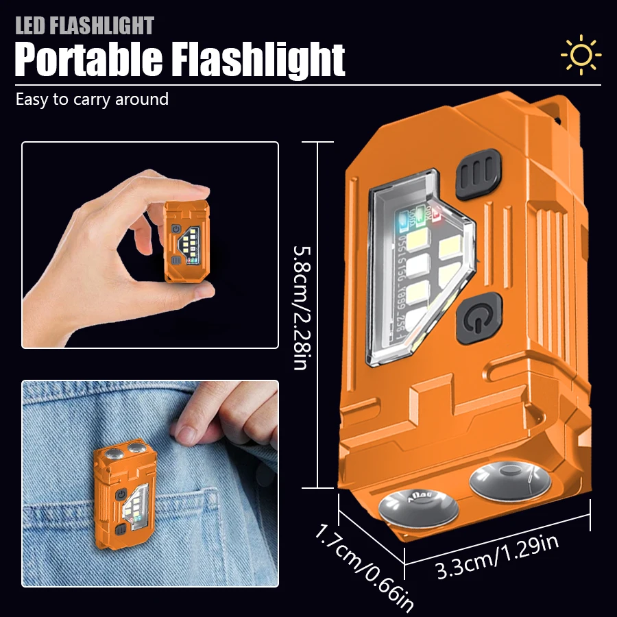 Mini Keychain EDC Flashlight R – Diy Lamp Electronics recenzja i cena