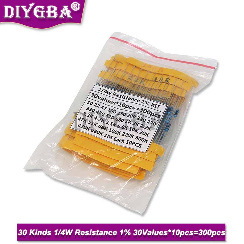 600PCS/Set 30Kinds 1/4W Resist – Resistor Kit 1 4W recenzja i cena