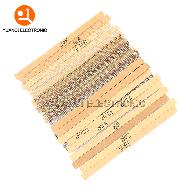 860pcs 1/4W Carbon Film Resist – Resistor Kit 1 4W recenzja i cena