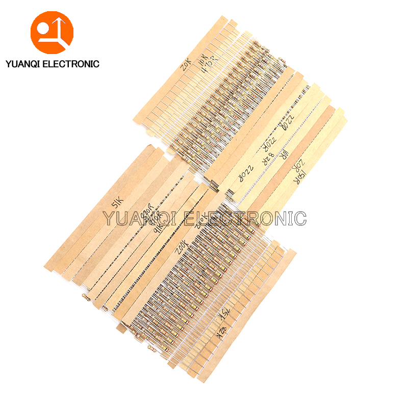 860pcs 1/4W Carbon Film Resist – Resistor Kit 1 4W recenzja i cena