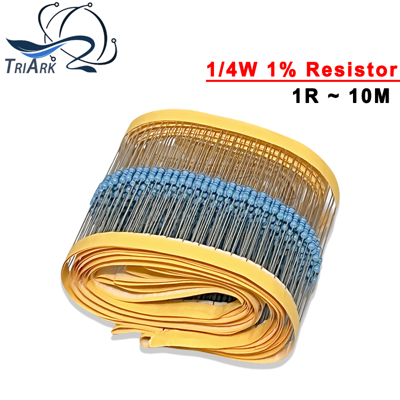 100PCS/Lot Metal Film Resistor – Resistor Kit 1 4W recenzja i cena