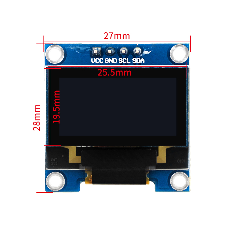 0.96 Inch OLED SSD1306 I2C IIC – Raspberry Pi Zero recenzja i cena