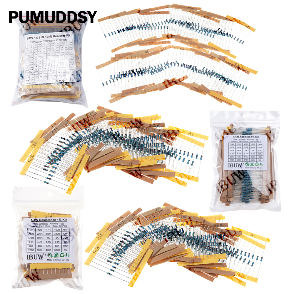1/4W 1/2W 1W 2W 3W Resistance  – Resistor Kit 1 4W recenzja i cena