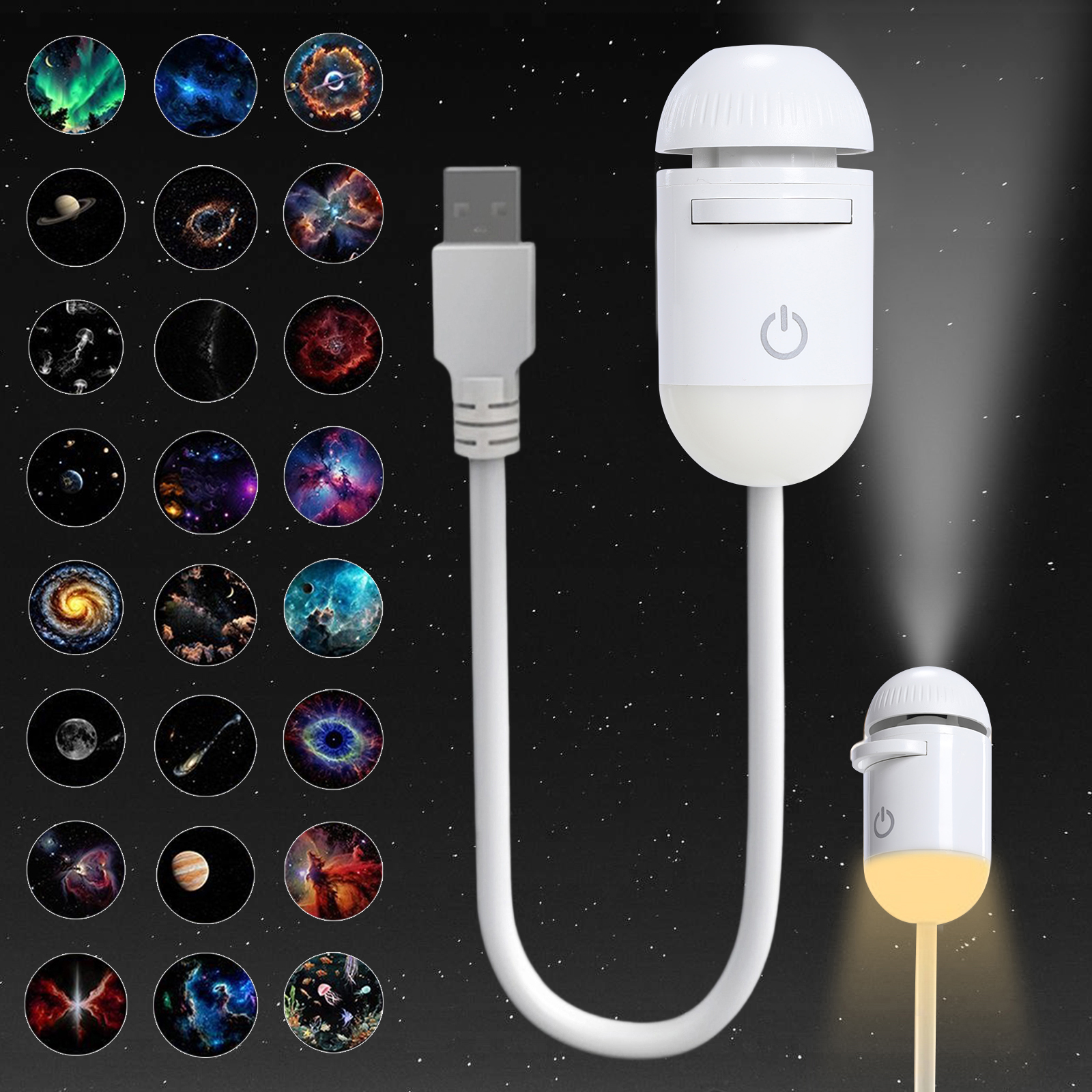 2-in-1 Mini Galaxy 360° Rotate – Diy Lamp Electronics recenzja i cena