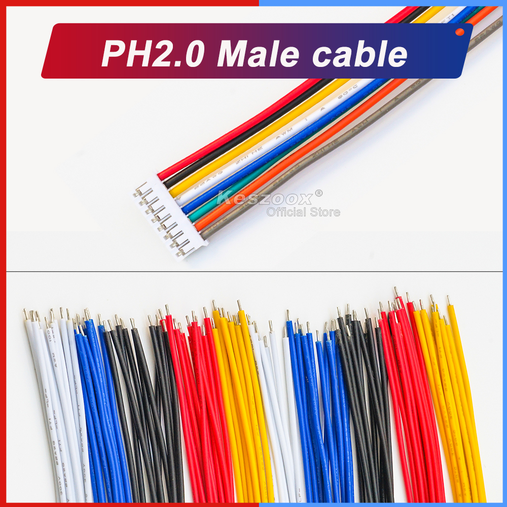 Keszoox JST PH2.0 Extension Wi – Diy Electronics Wire recenzja i cena