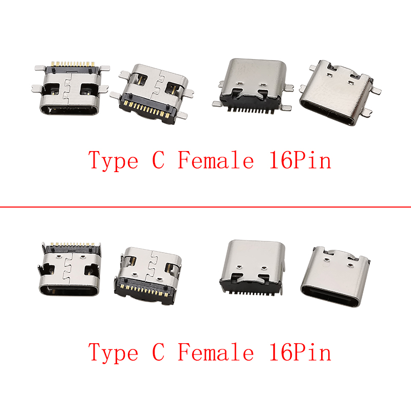 10Pcs USB Type C Female 16 Pin – Smd Solder Paste recenzja i cena