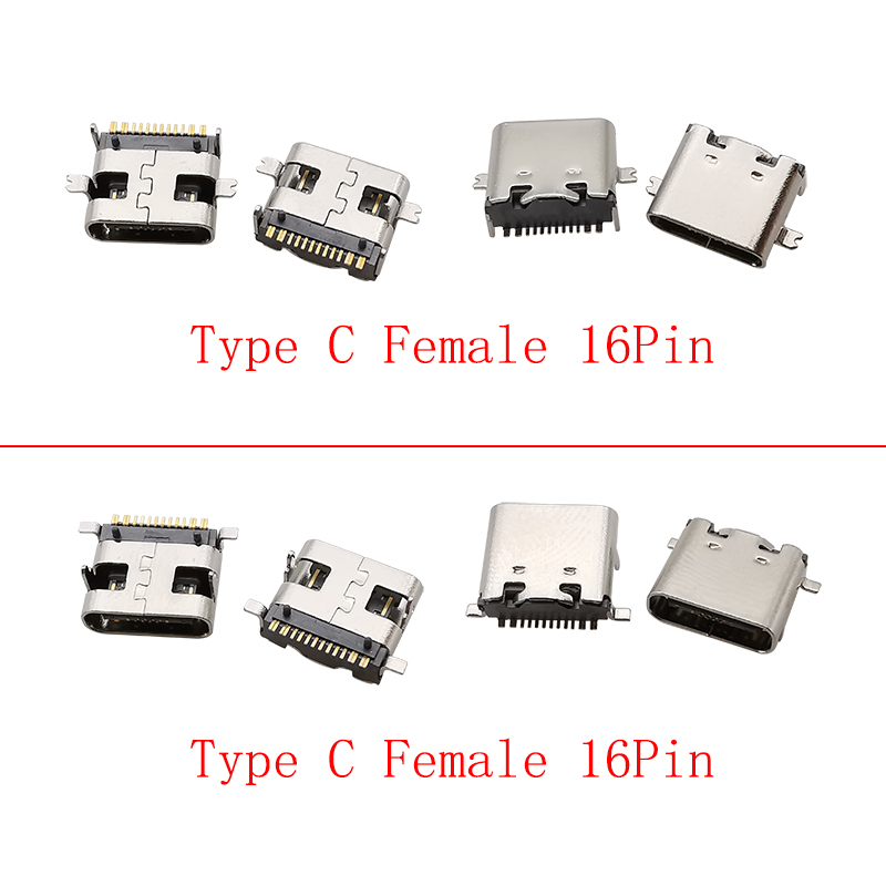 10Pcs USB Type C Female 16 Pin – Smd Solder Paste recenzja i cena