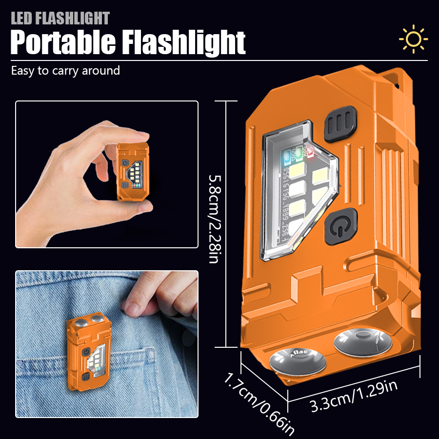 Mini Keychain EDC Flashlight R – Diy Lamp Electronics recenzja i cena