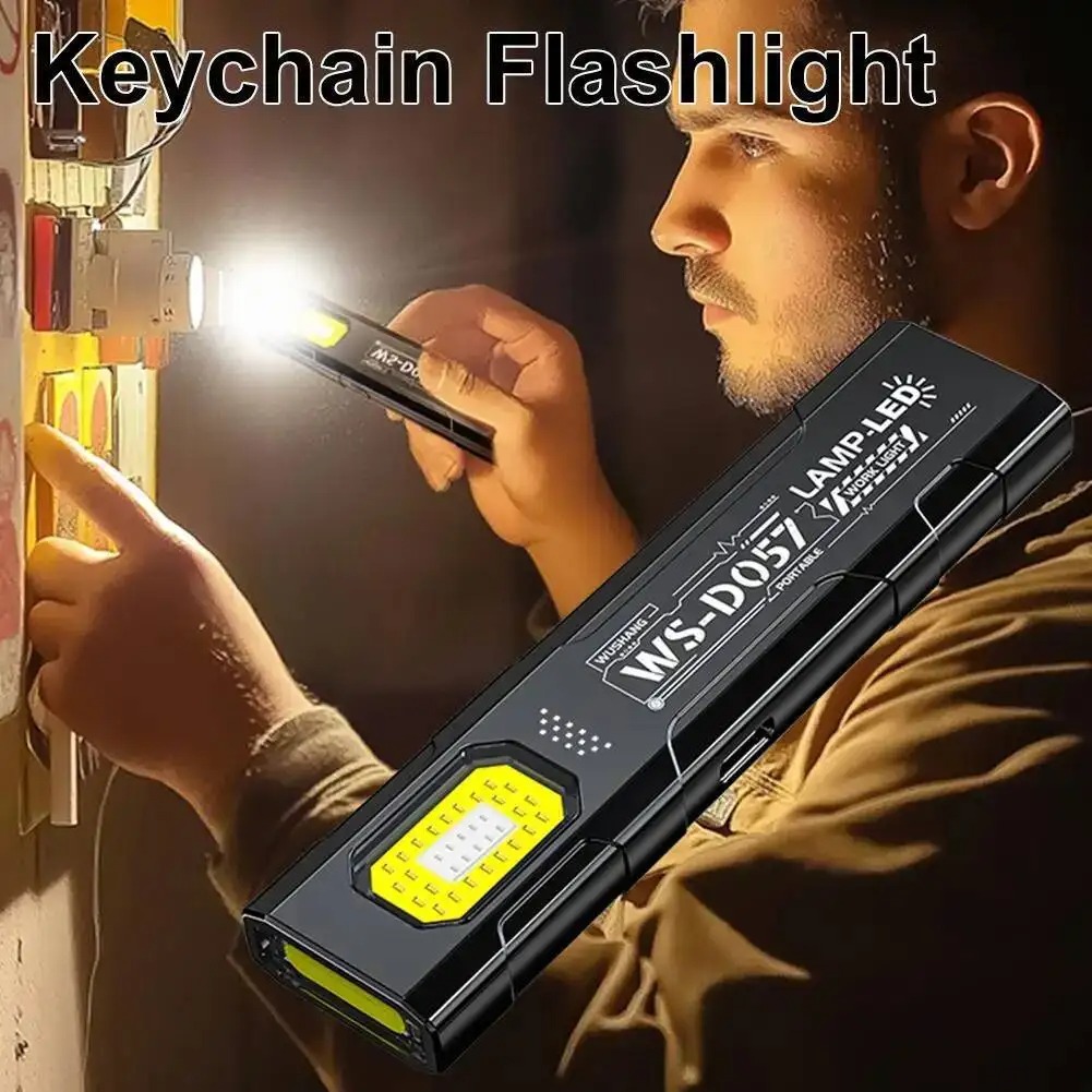 Powerful Mini COB Keychain Fla – Diy Lamp Electronics recenzja i cena