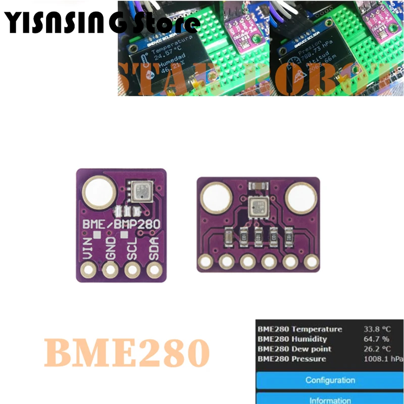 BME280 5V 3.3V Digital Sensor  – Bme280 Humidity Sensor recenzja i cena