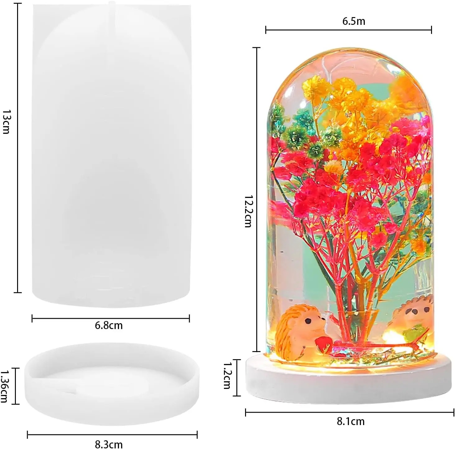 DIY Crystal Epoxy Resin Mold L – Diy Lamp Electronics recenzja i cena
