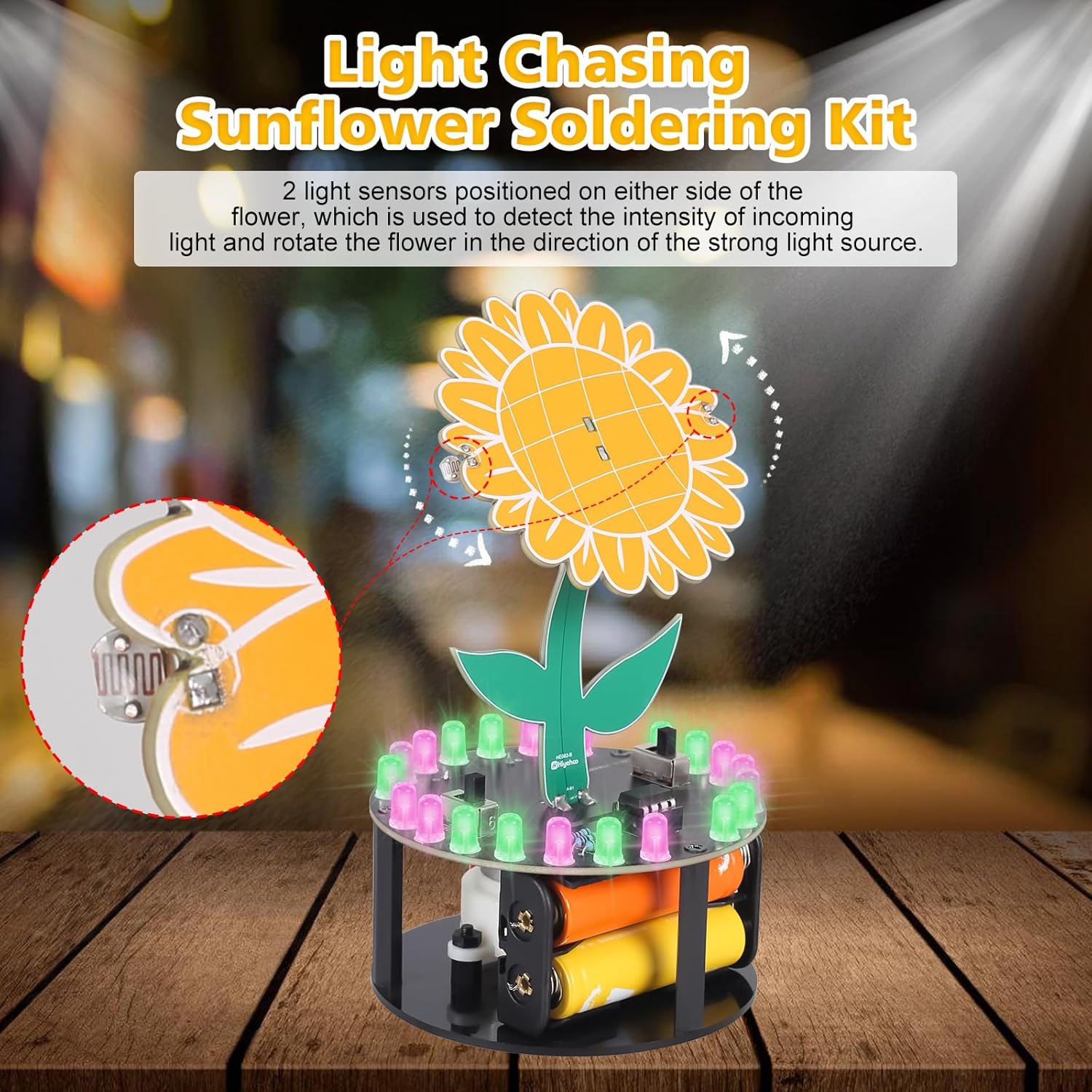 Light Chasing Sunflower Solder – Diy Electronics Ideas recenzja i cena