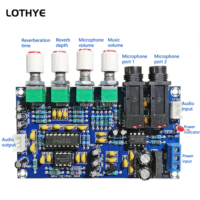 PT2399 Microphone Amplifier Bo – Diy Electronics Audio recenzja i cena