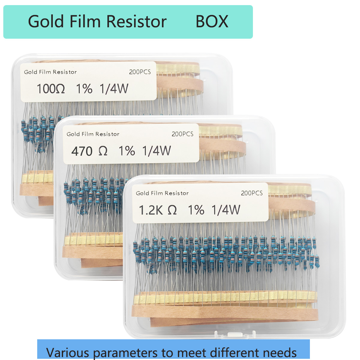 200PCS 1/4W 1% Precision Metal – Resistor Kit 1 4W recenzja i cena