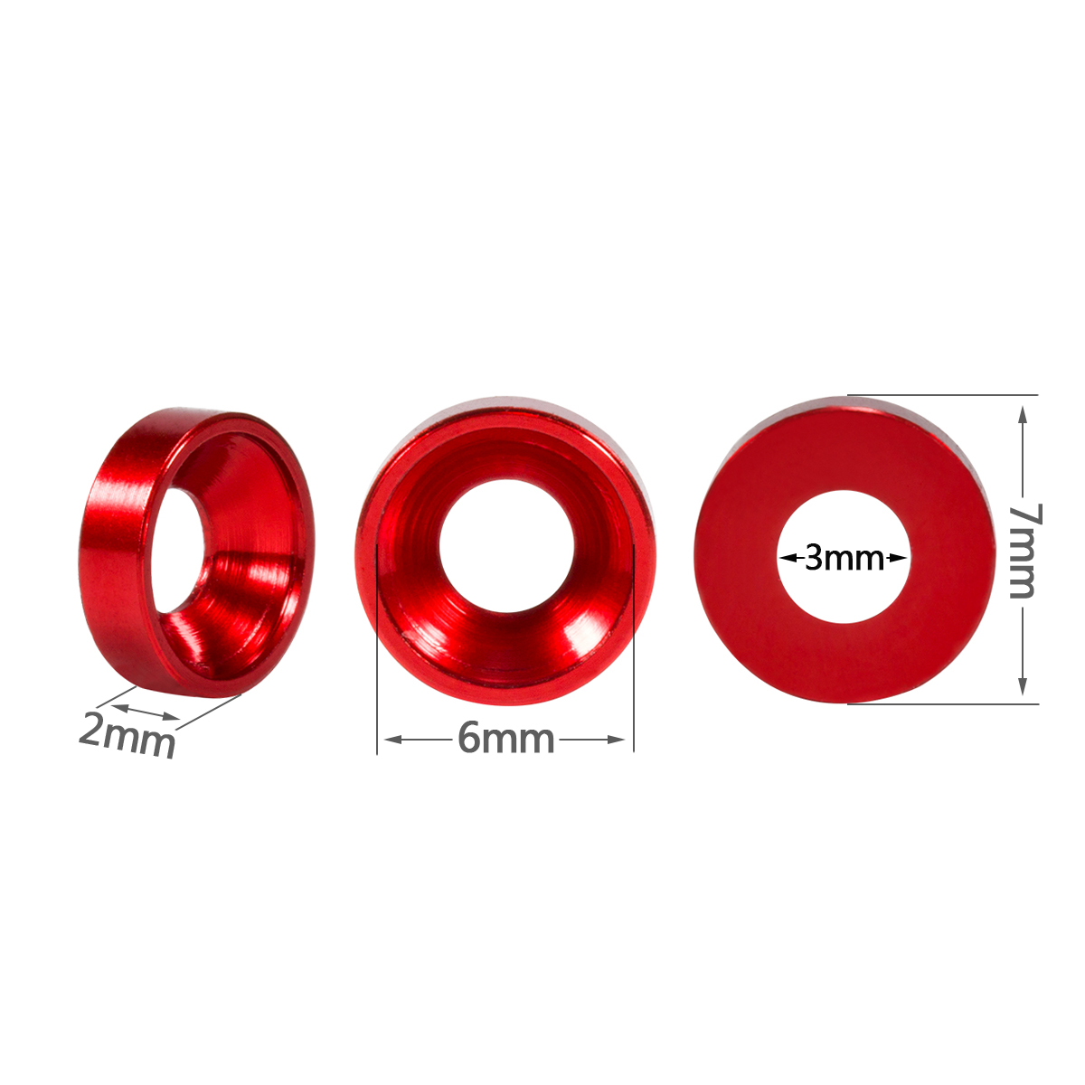 Aluminum Alloy M3 Anodized Cou – Diy Electric Car recenzja i cena