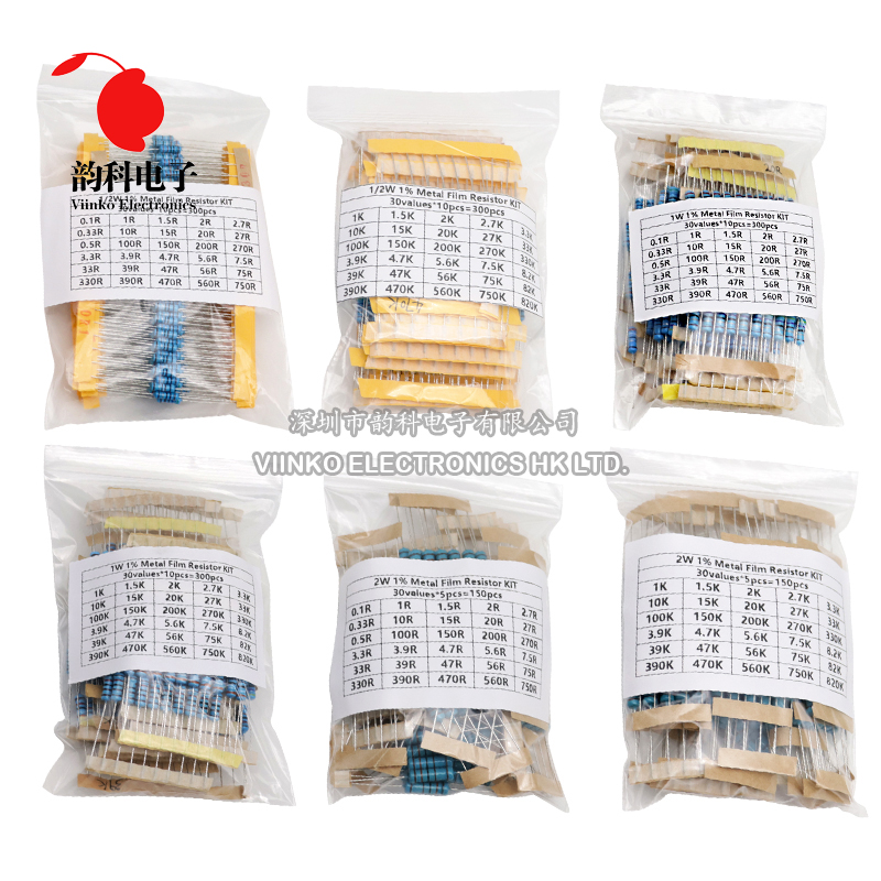 300PCS 150PCS 1/2W 1W 3W 2W Re – Resistor Kit 1 4W recenzja i cena