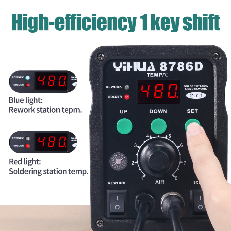 YIHUA 8786D Soldering Iron Hot – Smd Solder Paste recenzja i cena