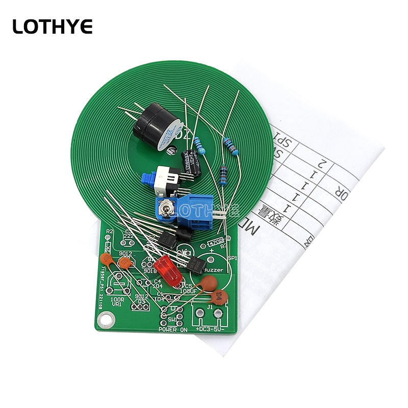 DC 3V-5V Metal Detector Kit DI – Diy Electronics Repair Kit recenzja i cena
