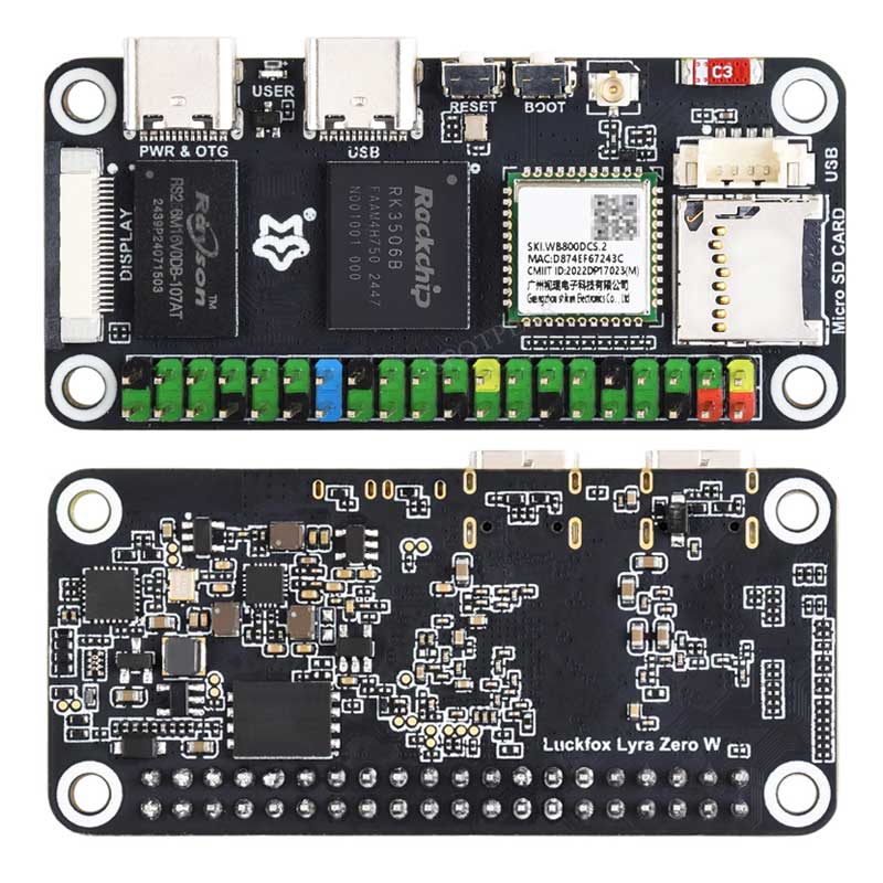 Luckfox Lyra Zero W RK3506B Ro – Raspberry Pi Zero recenzja i cena