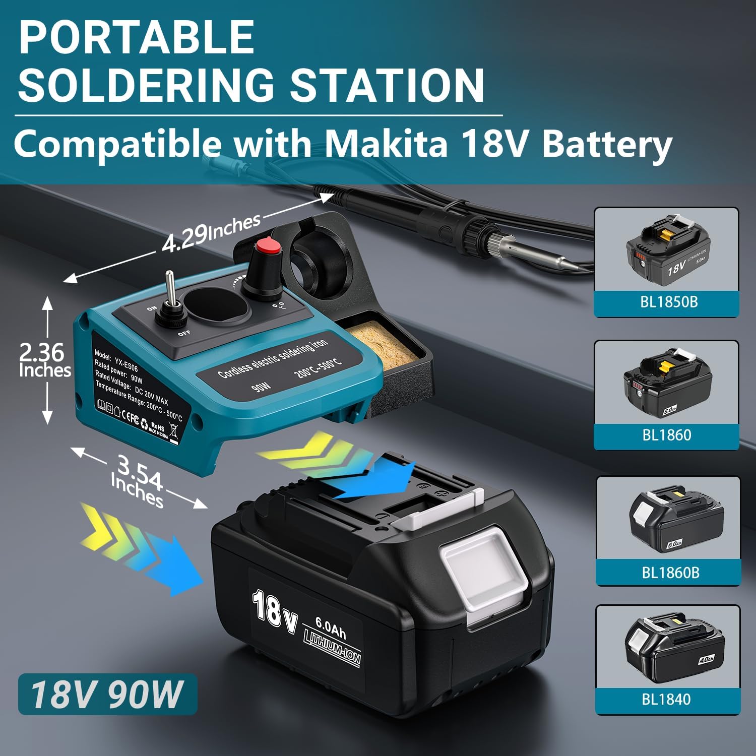 90W LED Digital Cordless Solde – Diy Electronics Repair Kit recenzja i cena