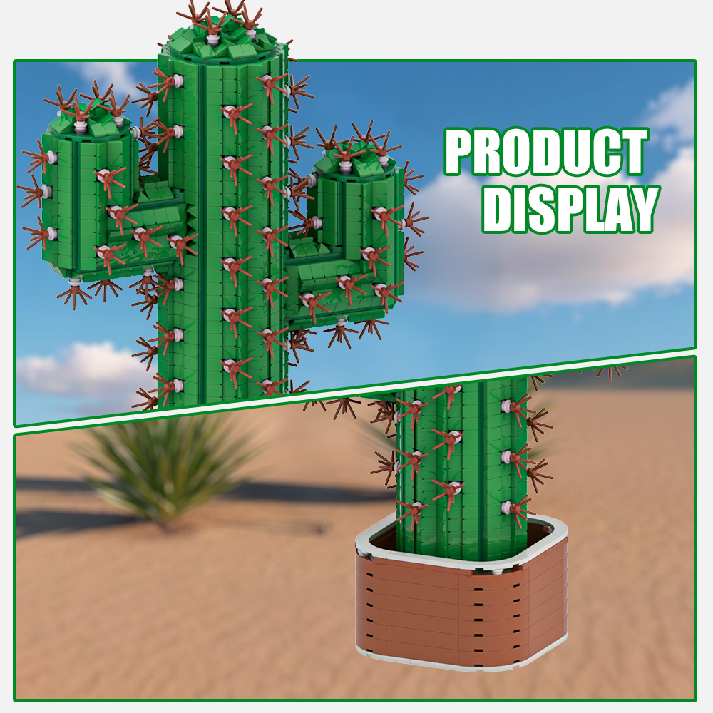 Gobricks  MOC The Giant Cactus – Diy Lego Electronics recenzja i cena