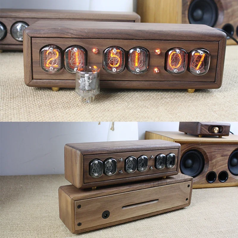 Luxury Wood Nixie Tube Clock D – Diy Electronics Ideas recenzja i cena