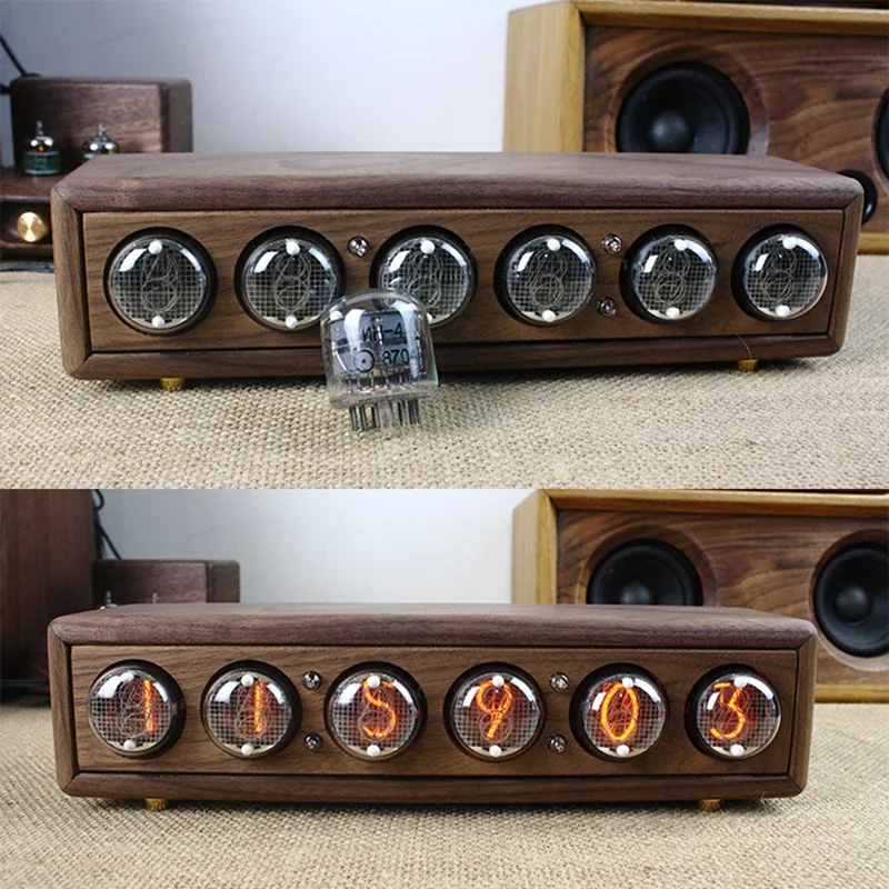 Luxury Wood Nixie Tube Clock D – Diy Electronics Ideas recenzja i cena