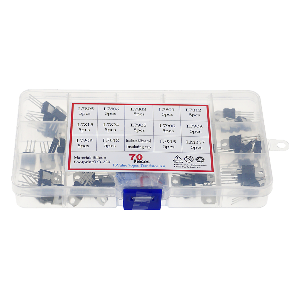 70Pcs 14 Values L7805 - LM317  – Lm317 Voltage Regulator recenzja i cena