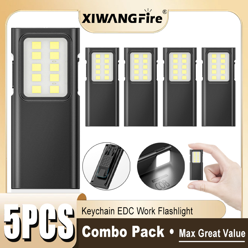1-5PCS Rechargeable EDC Flashl – Diy Lamp Electronics recenzja i cena