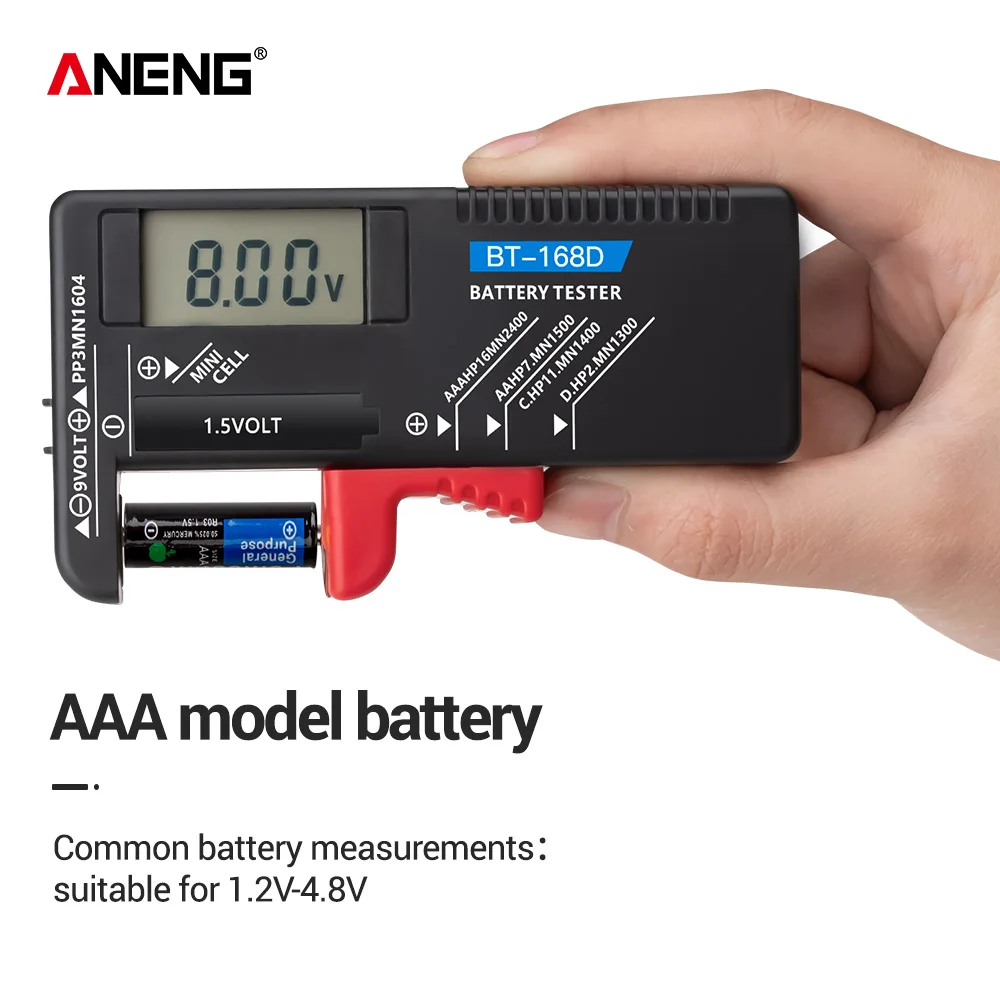 Digital Battery Tester ANENG B – Diy Electronics Test Equipment recenzja i cena
