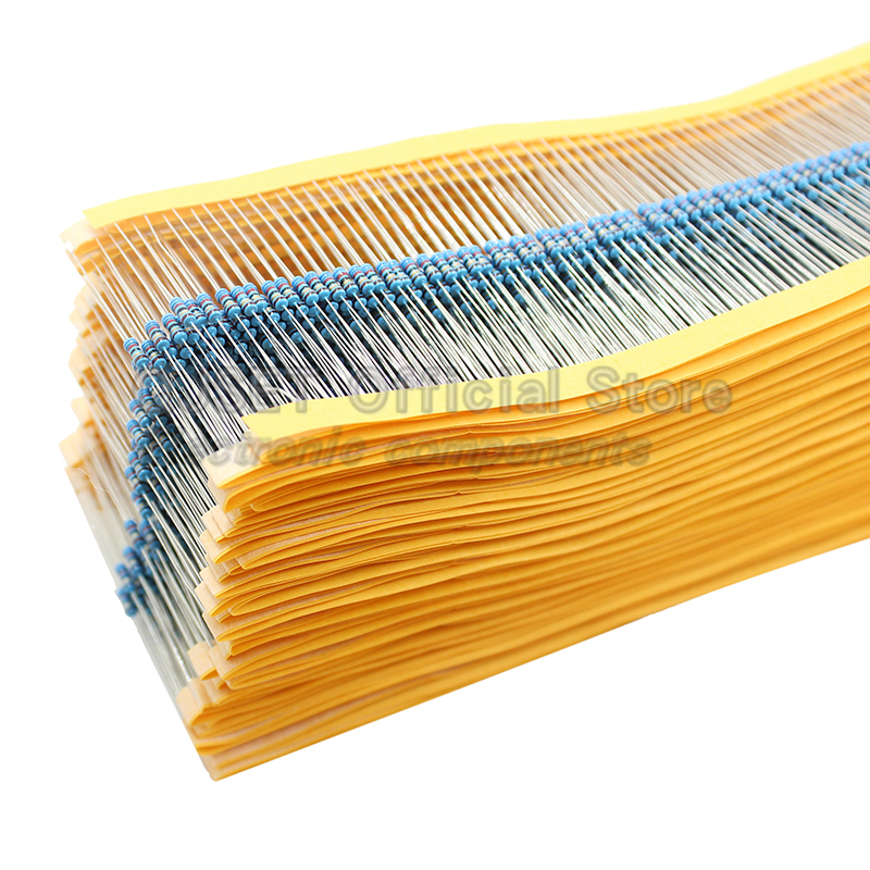100pcs 1/4W Metal Film Resisto – Resistor Kit 1 4W recenzja i cena