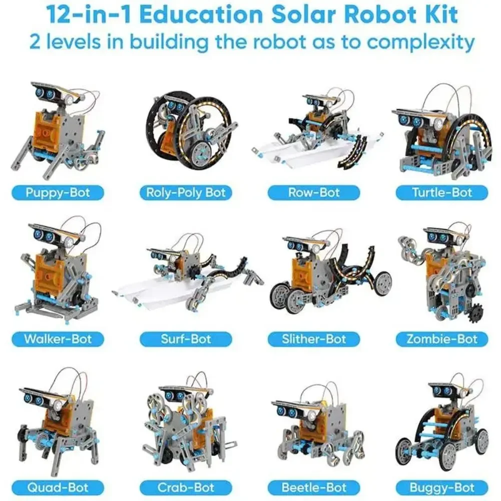 13 in 1 Solar Powered Robot Sc – Diy Lego Electronics recenzja i cena